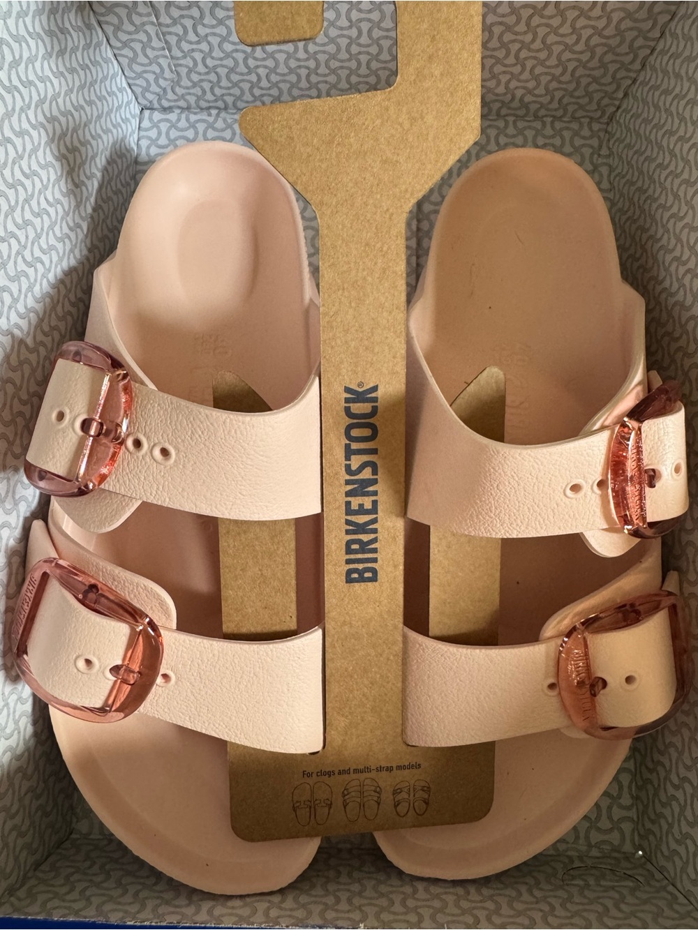 Birkenstock Arizona Arizona Big Buckle Two-Strap Sandal — Light Pink